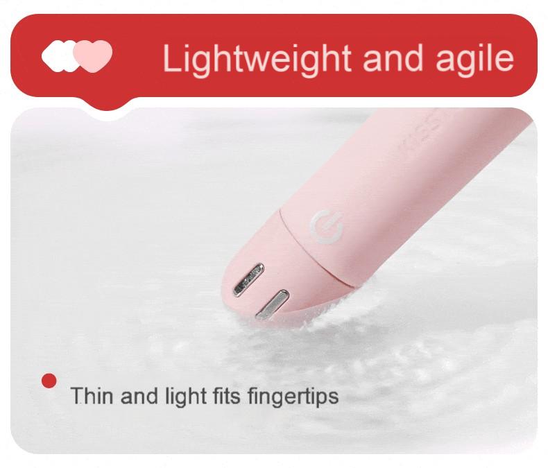KISSTOY Electric Shock Vibrator | Finger Clitoral Massager with Electro Stimulation for Women