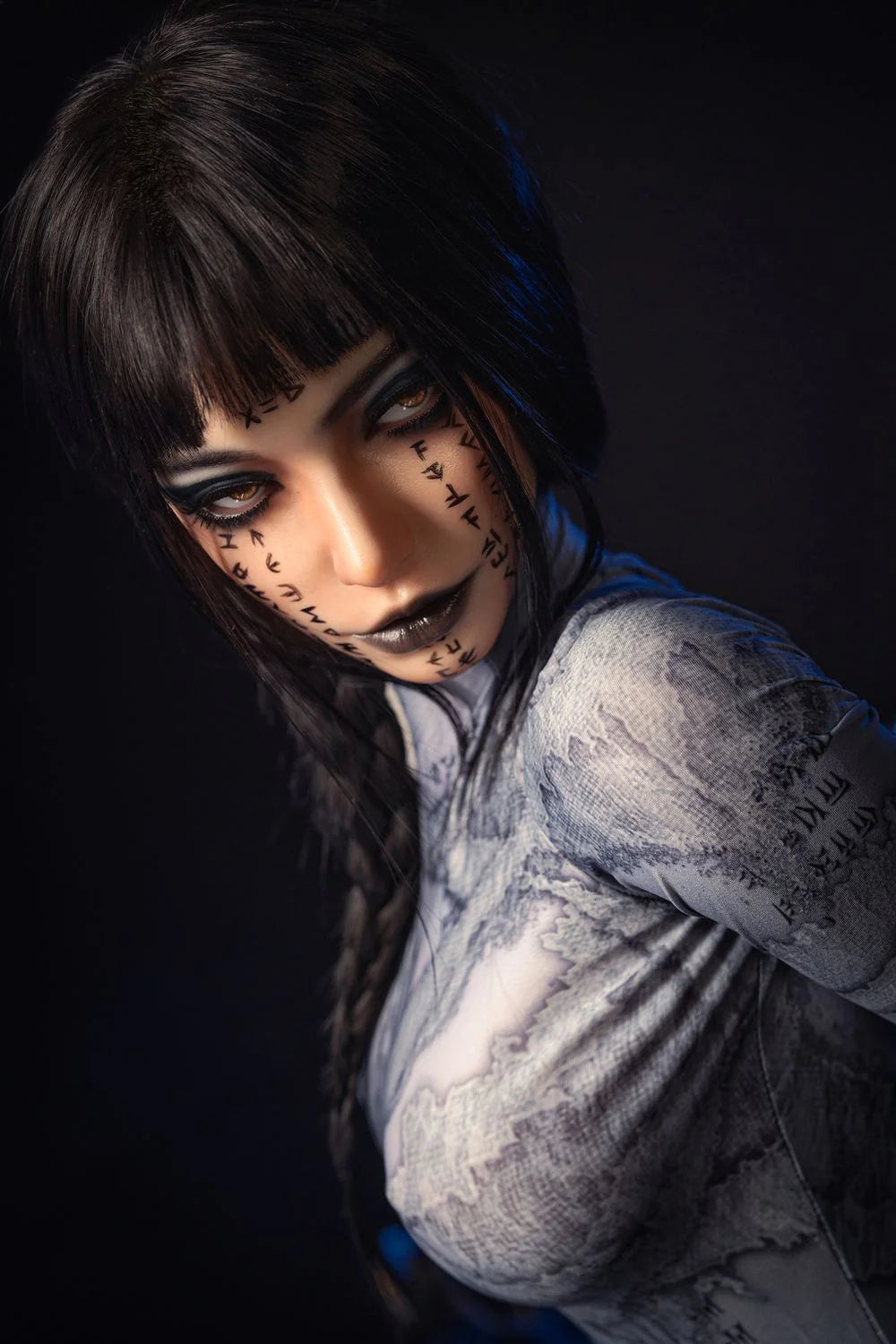 166cm Silicone Head Asian Cosplay Doll Lifelike Human Model Blanche - Jooytoy
