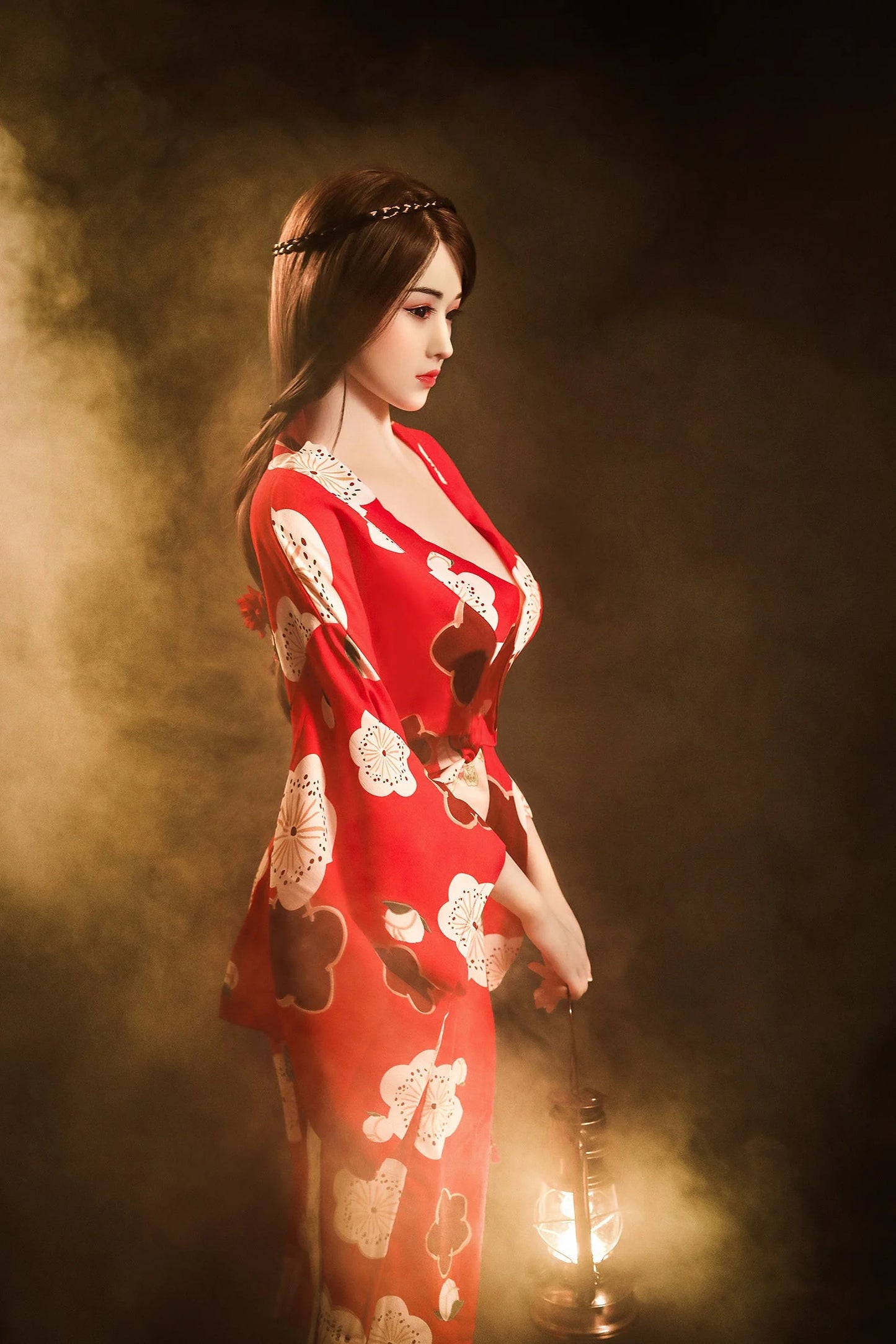 165cm Silicone Head Beautiful Asian Cosplay Sex Doll Amida