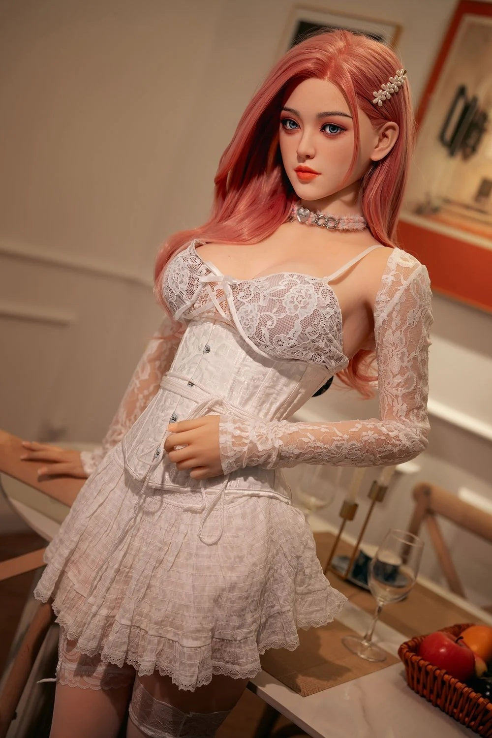 160cm Silicone Head Realistic Big Breasts Sex Doll Sarah