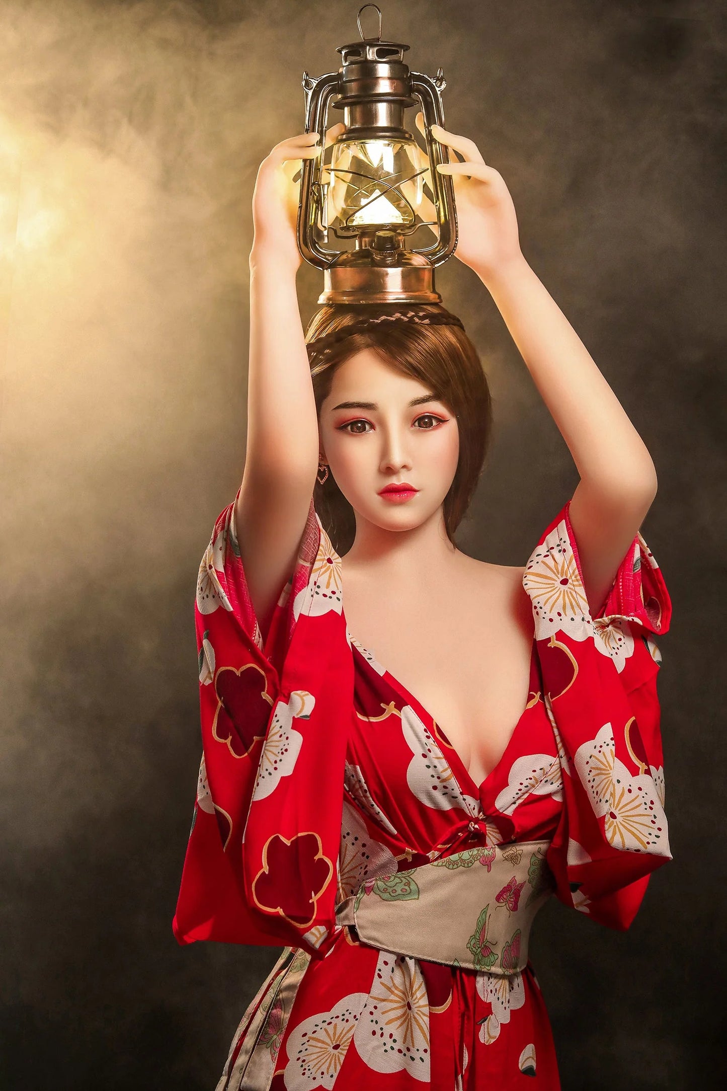 165cm Silicone Head Beautiful Asian Cosplay Sex Doll Amida