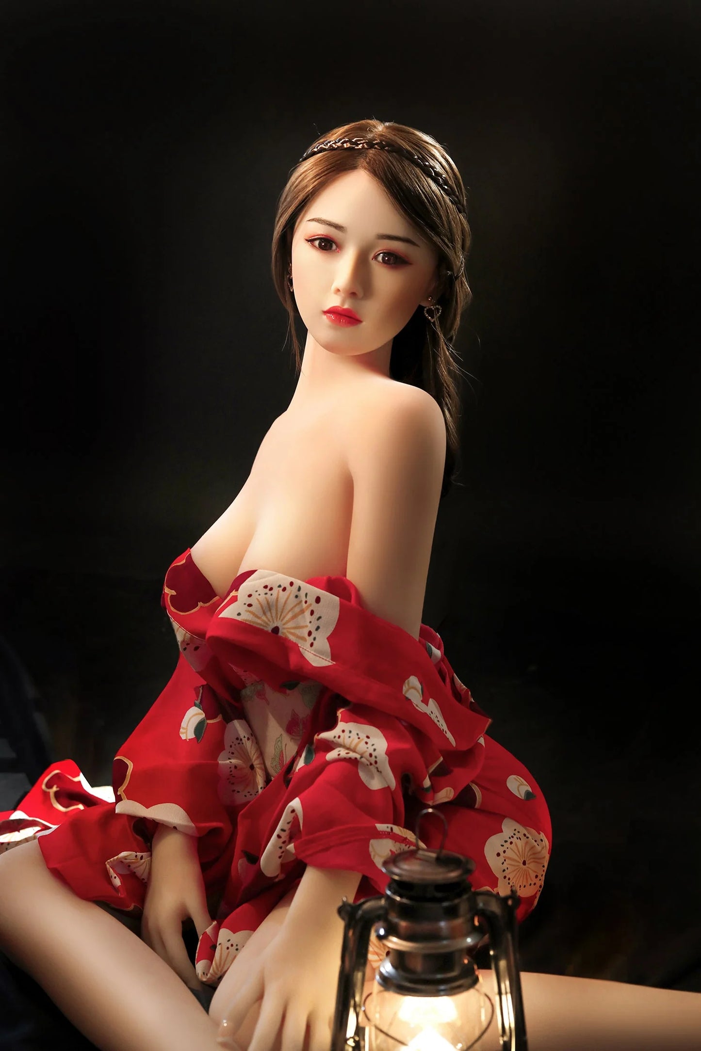 165cm Silicone Head Beautiful Asian Cosplay Sex Doll Amida