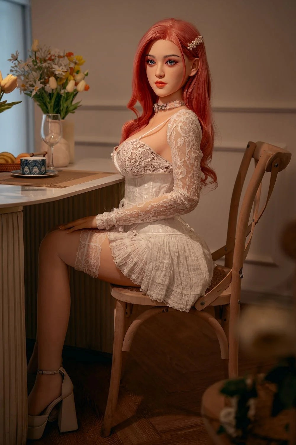 160cm Silicone Head Realistic Big Breasts Sex Doll Sarah