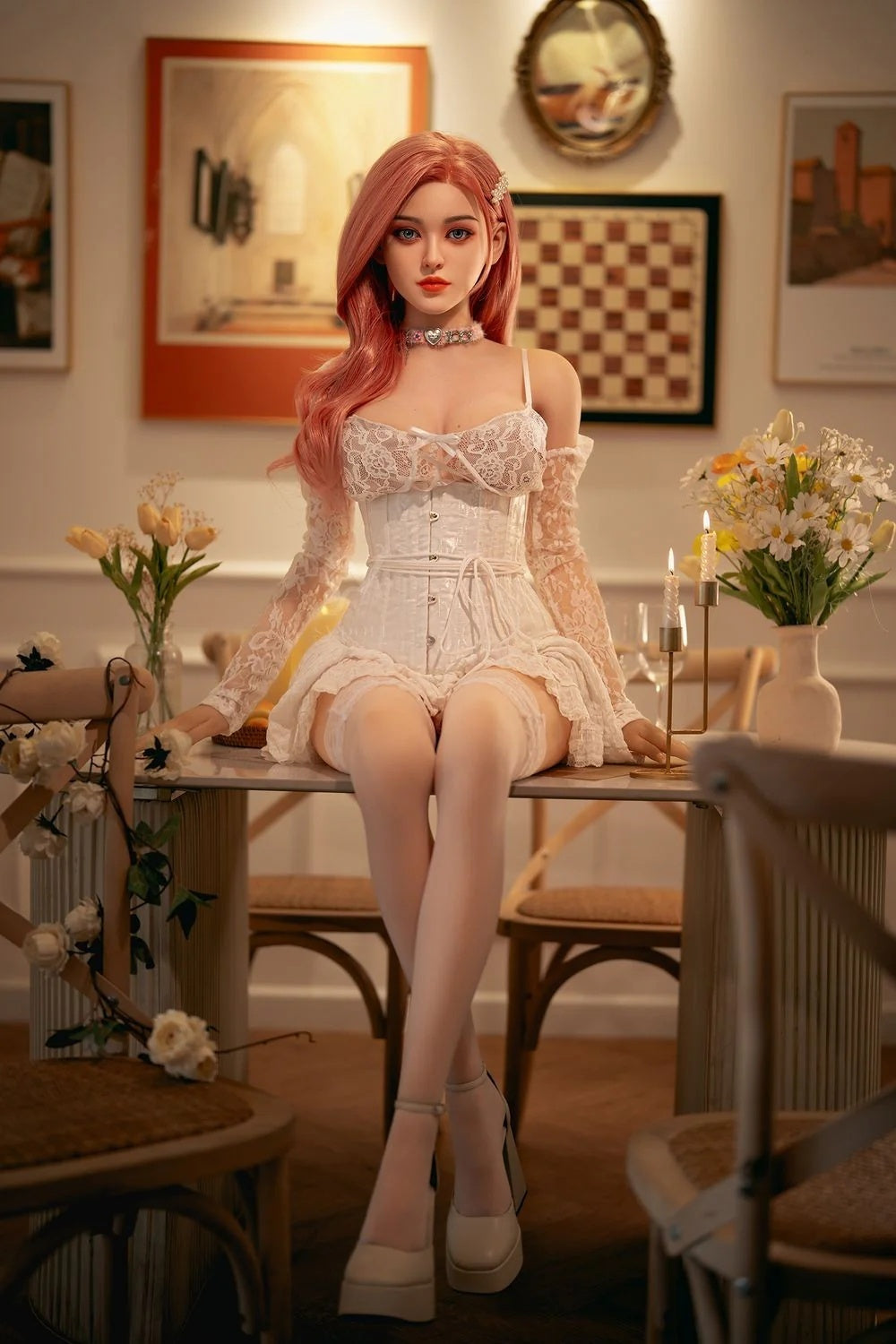 160cm Silicone Head Realistic Big Breasts Sex Doll Sarah