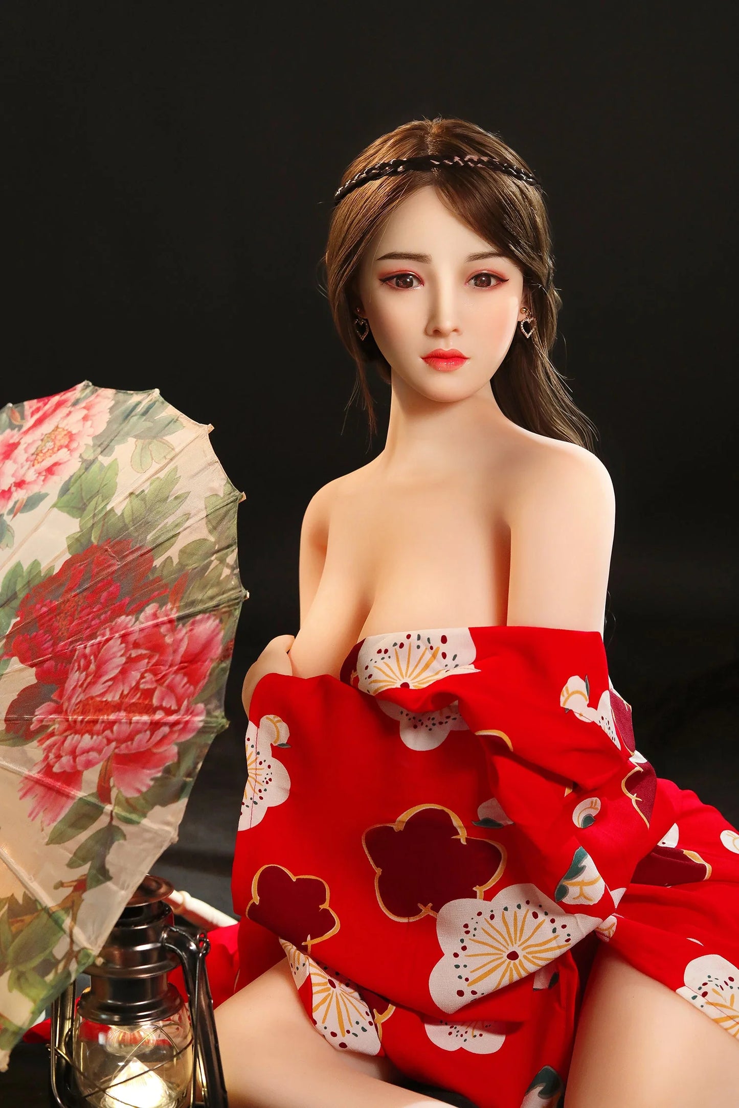 165cm Silicone Head Beautiful Asian Cosplay Sex Doll Amida