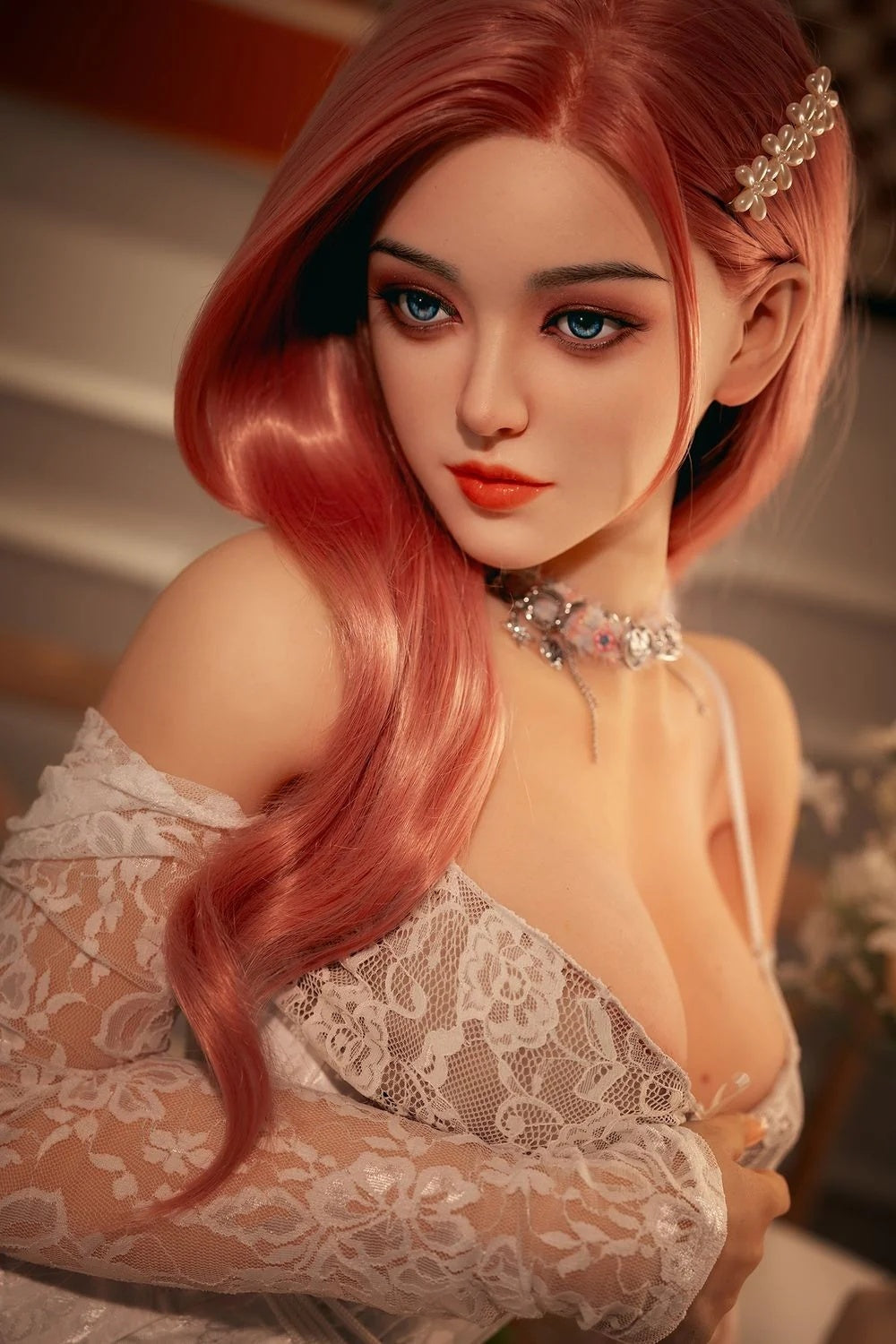 160cm Silicone Head Realistic Big Breasts Sex Doll Sarah