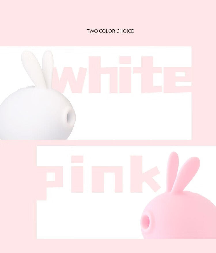 Cute Bunny Licking Vibrator with Suction and Tongue Stimulator for Women - Jooytoy