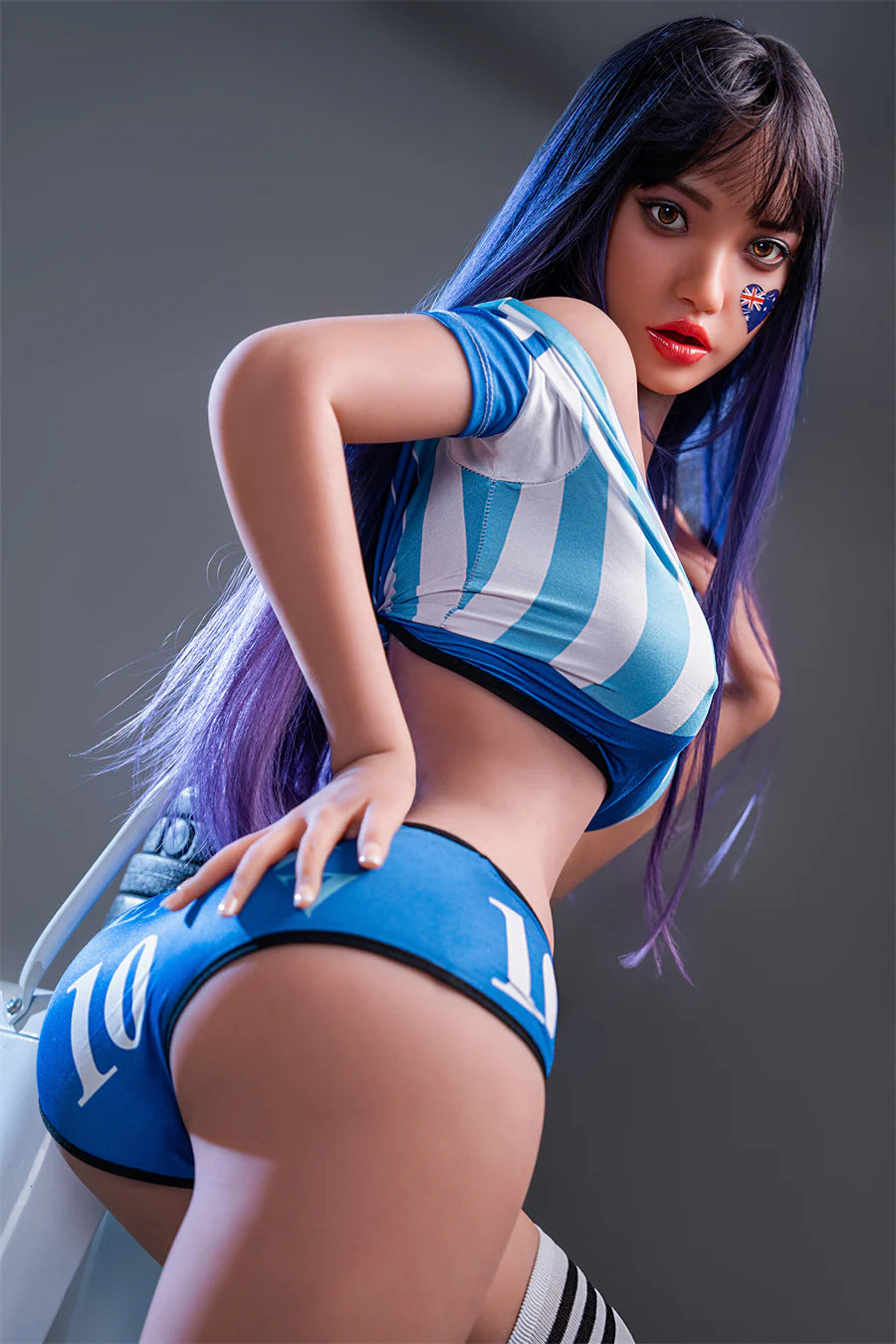 152cm Silicone Realistic Cheerleader Sex Doll with Big Breasts – Fern - Jooytoy