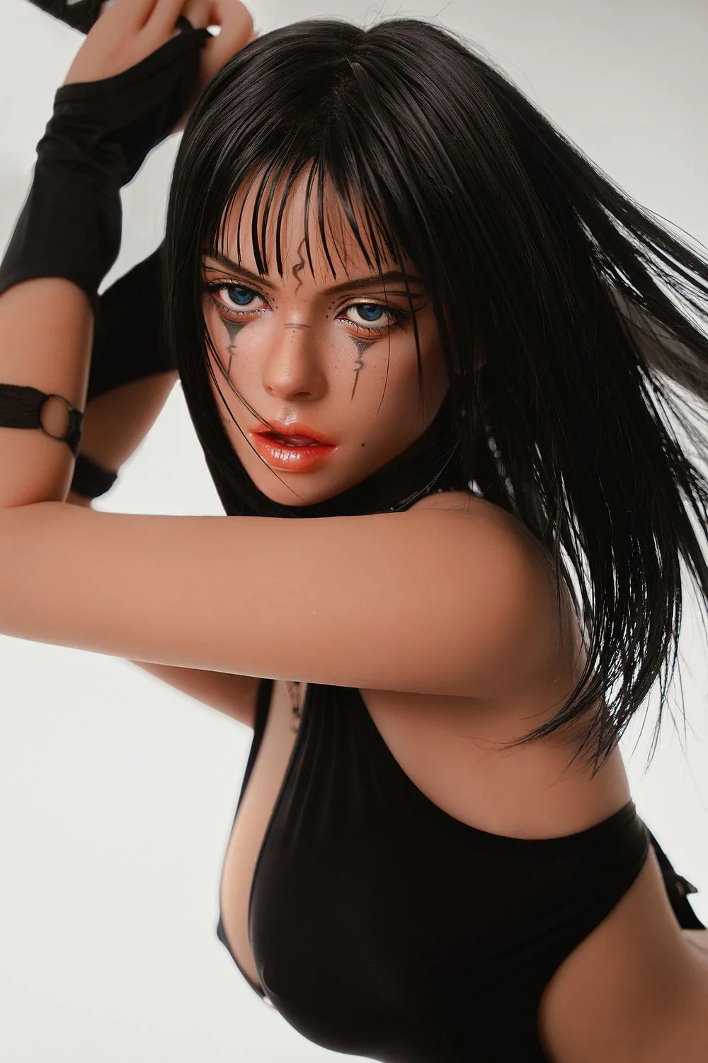 166cm Silicone Head Realistic Japanese Katana Girl Cosplay Sex Doll – Raina Small Breasts - Jooytoy