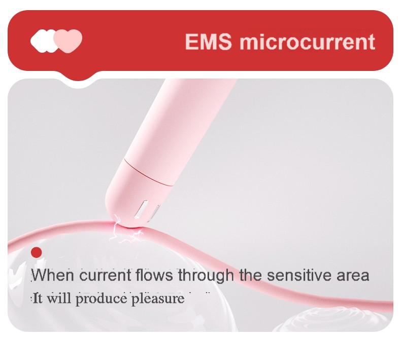 KISSTOY Electric Shock Vibrator | Finger Clitoral Massager with Electro Stimulation for Women