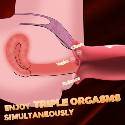 Licking Vibrator for Women – Multi-Frequency Tongue Stimulator with Vibration & Oral Pleasure - Jooytoy