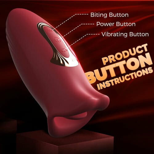 Licking Vibrator for Women – Multi-Frequency Tongue Stimulator with Vibration & Oral Pleasure - Jooytoy