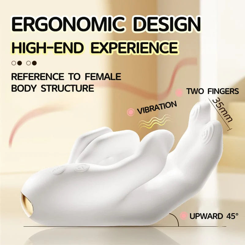 Golden Hand G-Spot Vibrator with Heating & Clitoral Stimulator | Women’s Sex Toy - Jooytoy