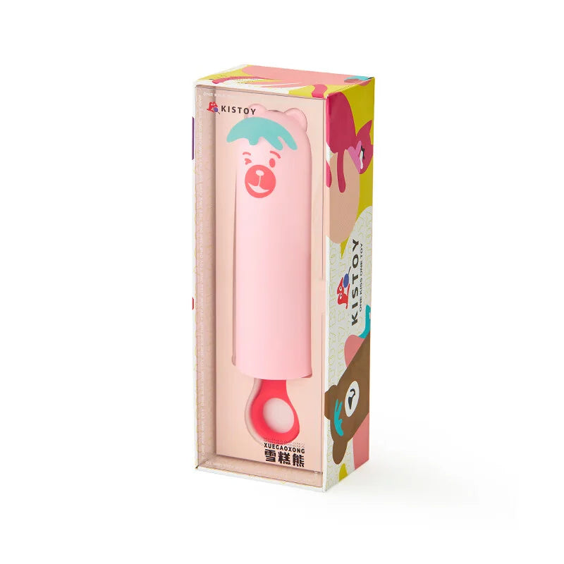 Ice Cream Bear Heating Vibrating Massager Clitoral Stimulator for Women - Jooytoy