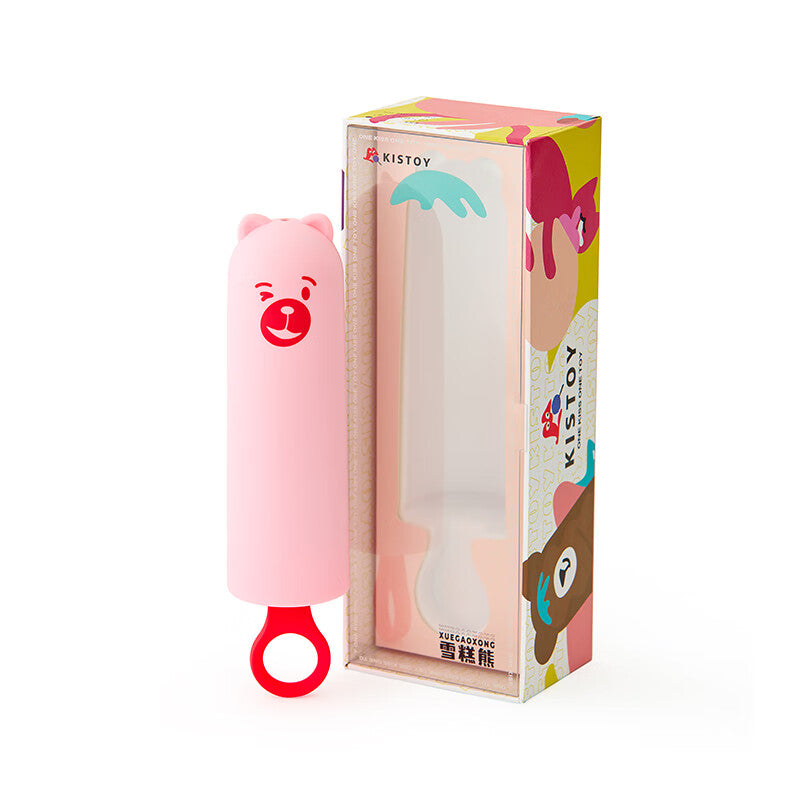 Ice Cream Bear Heating Vibrating Massager Clitoral Stimulator for Women - Jooytoy