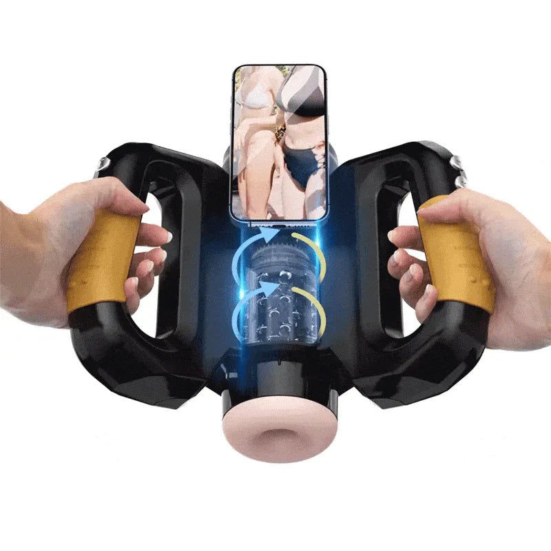 Automatic Thrusting Rotating Talking Masturbator Cup for Men - Jooytoy
