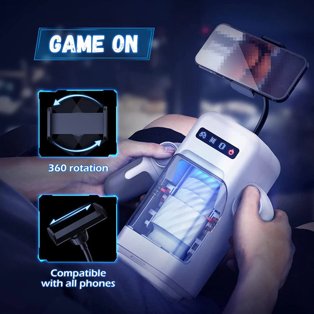Game Cup Telescopic Vibrating Heating Masturbator for Men | Realistic Automatic Male Sex Toy - Jooytoy