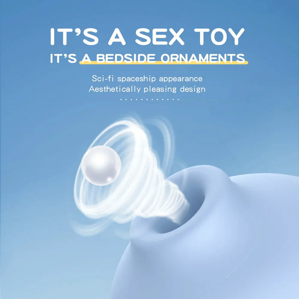Mushroom Sucking Vibrator Clitoral Stimulator with 12 Vibration Modes for Women Pleasure - Jooytoy