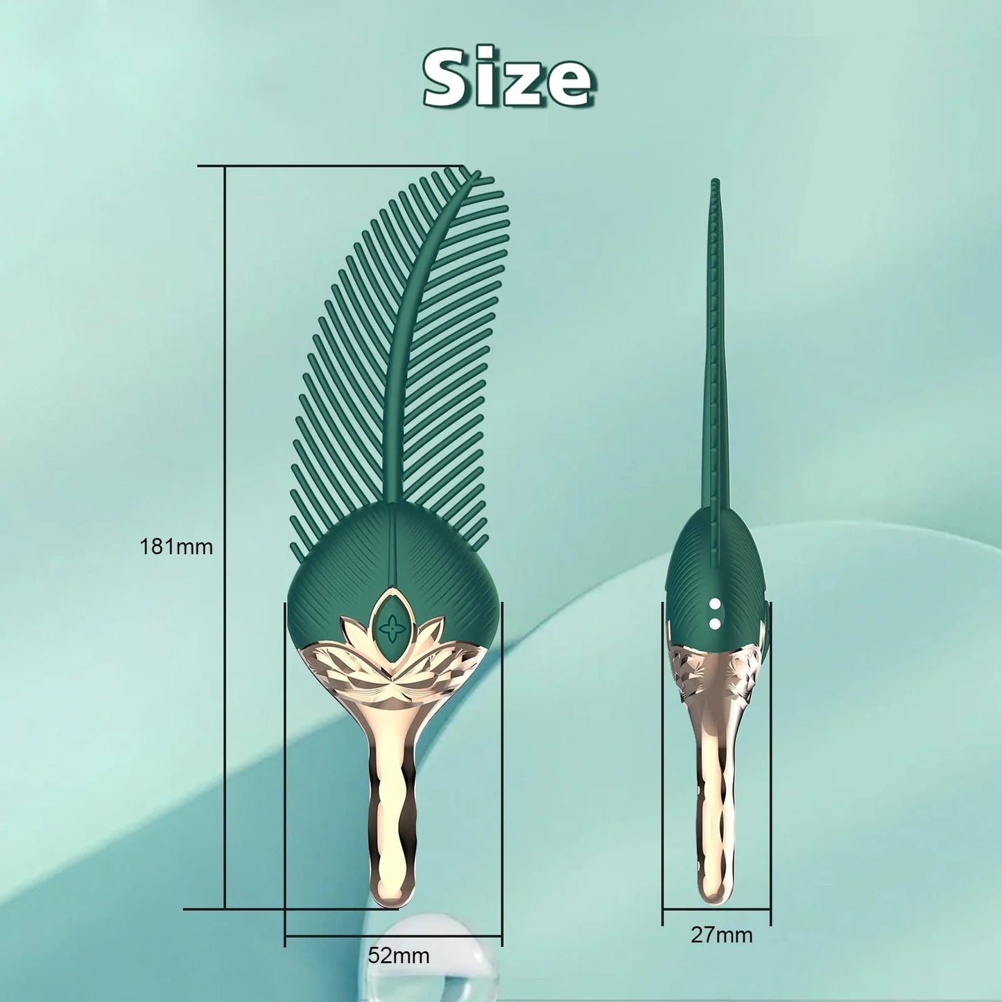 Peacock Feather Vibrator | Teasing Bullet Egg Vibrator for Couples & Women - Jooytoy