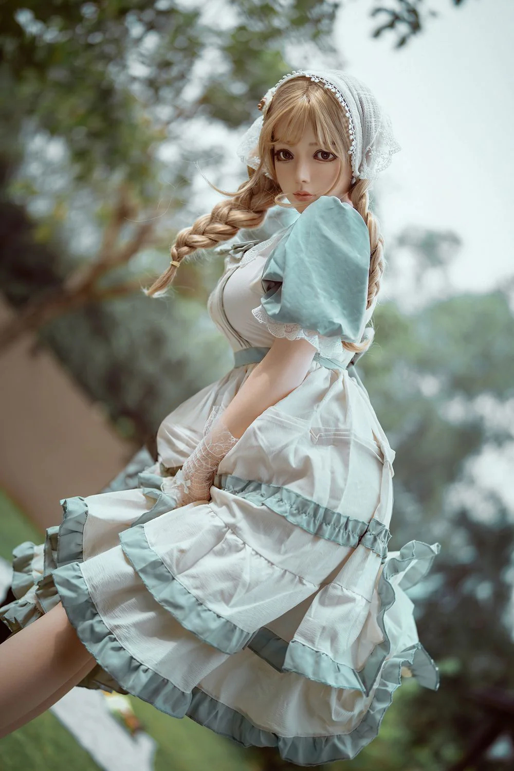 164cm Full Silicone Realistic Blonde Lolita Big Breasts Sex Doll – Vanessa Seductive Alluring Companion - Jooytoy