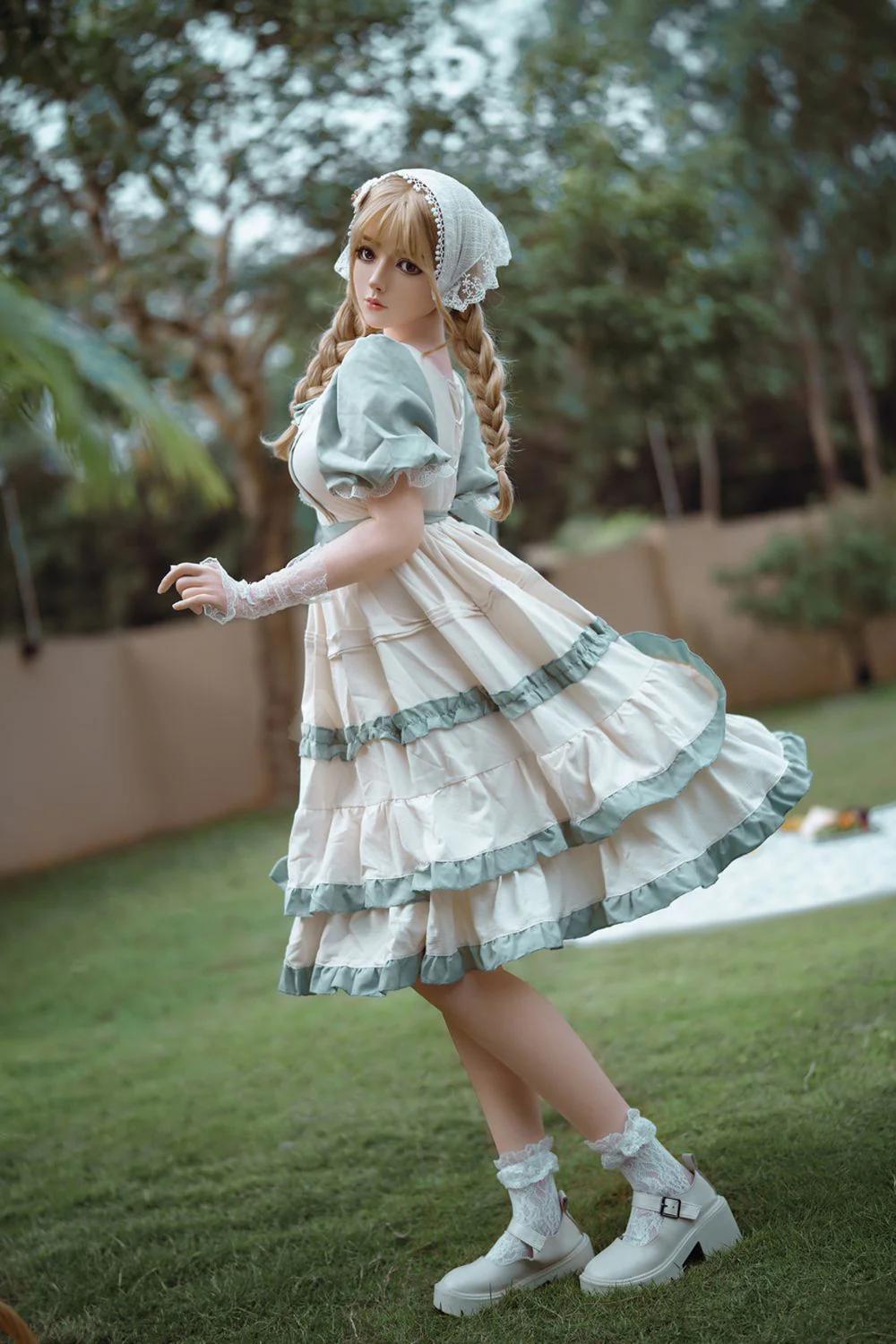 164cm Full Silicone Realistic Blonde Lolita Big Breasts Sex Doll – Vanessa Seductive Alluring Companion - Jooytoy