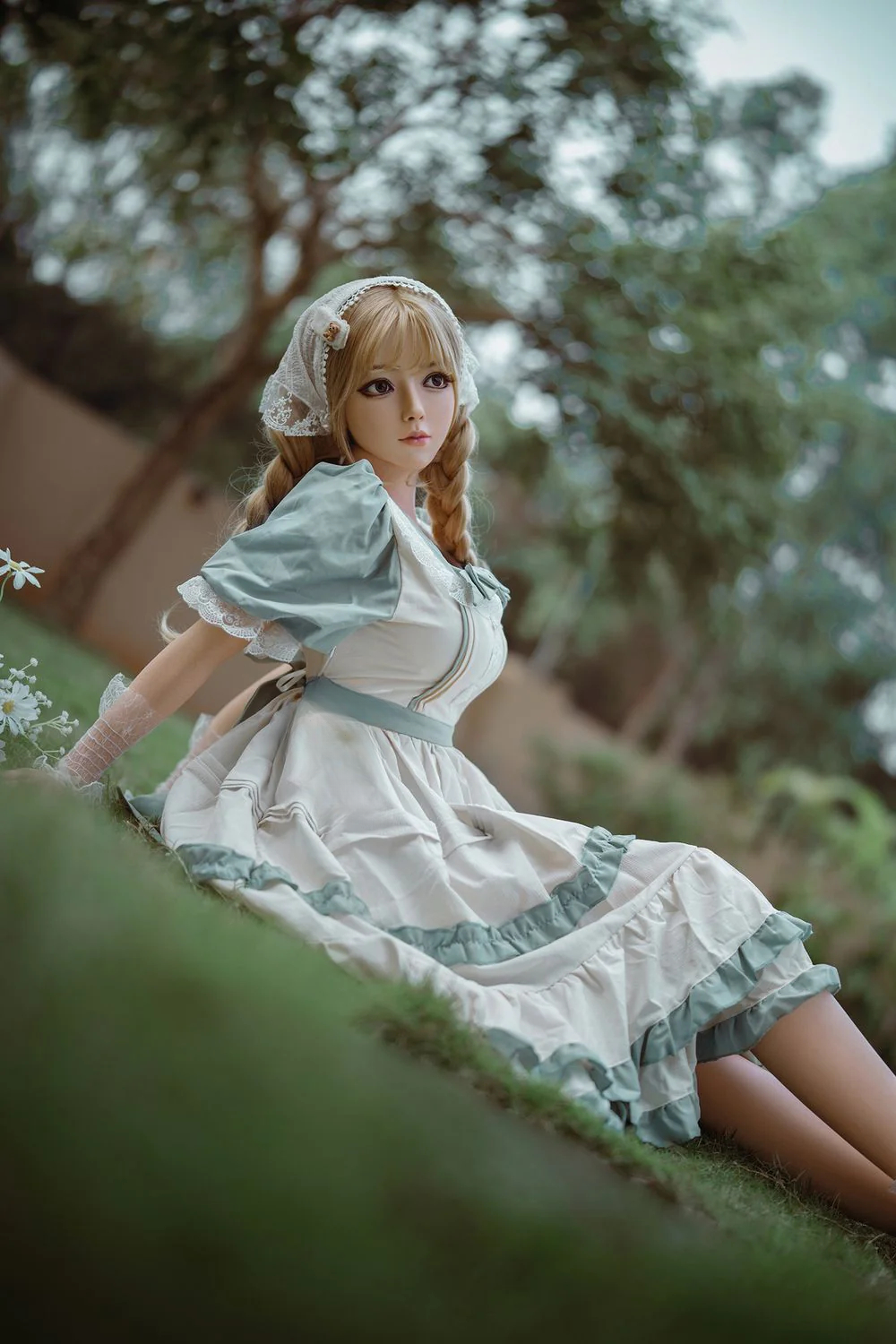 164cm Full Silicone Realistic Blonde Lolita Big Breasts Sex Doll – Vanessa Seductive Alluring Companion - Jooytoy