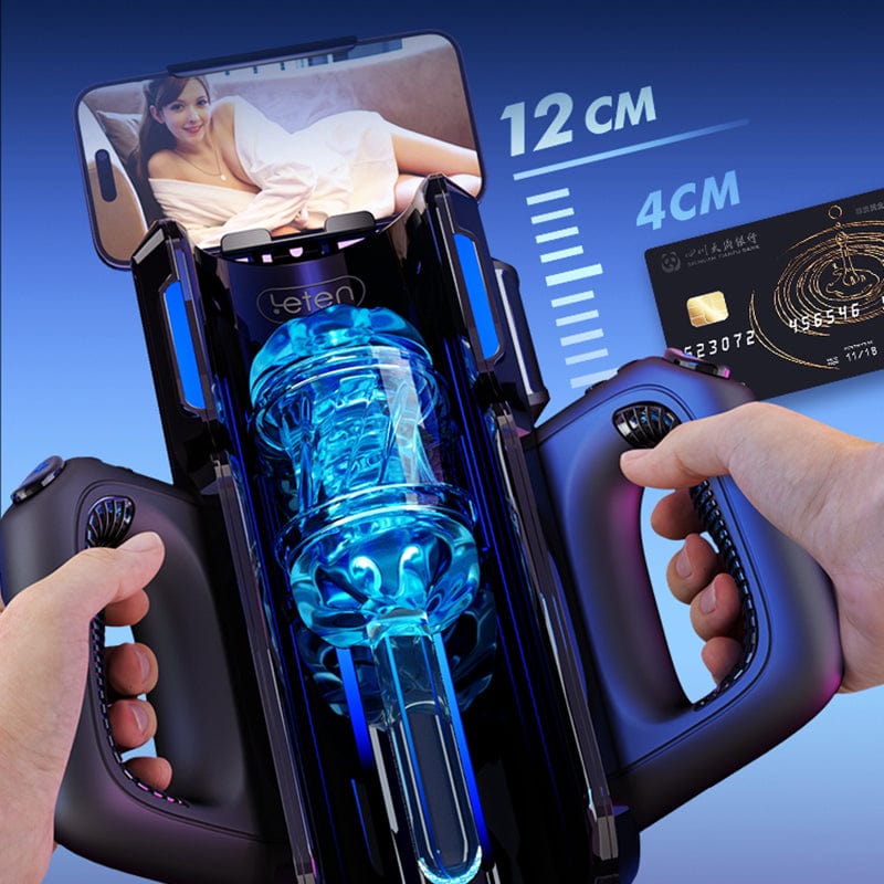 Thrusting Cannon King Male Masturbator with Realistic Liner | Automatic Sex Toy for Men - Jooytoy
