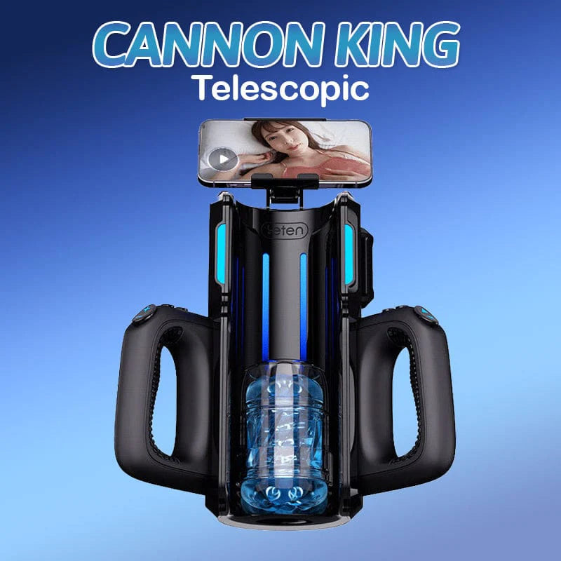 Thrusting Cannon King Male Masturbator with Realistic Liner | Automatic Sex Toy for Men - Jooytoy