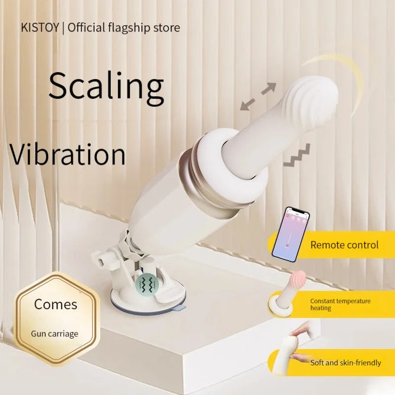 KISSTOY TUTU Thrusting Vibrator | Automatic Thrusting Dildo for Women - Jooytoy