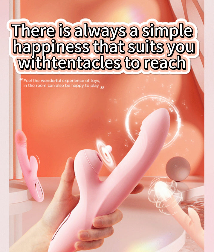 Heating Suction Rotating Vibrator Swing and Vibration Adult Sex Toy for Women - Jooytoy