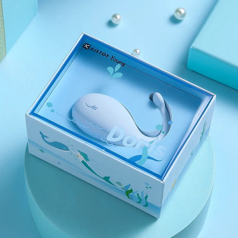Young Doris Whale Cute Wireless Remote Control Vibrating Egg for Women - Jooytoy