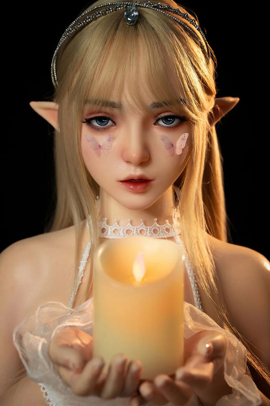 150cm（ 4.92‘) - Full Silicone - M Series Model Figure Elf Anime Cosplay Sex Doll - Joy