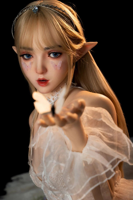 150cm（ 4.92‘) - Full Silicone - M Series Model Figure Elf Anime Cosplay Sex Doll - Joy