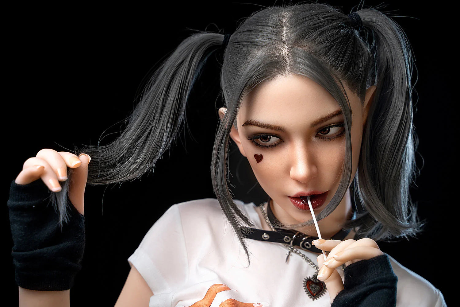 173cm Harley Quinn Cosplay TPE Silicone Doll Lifelike Human Model Delia - Jooytoy