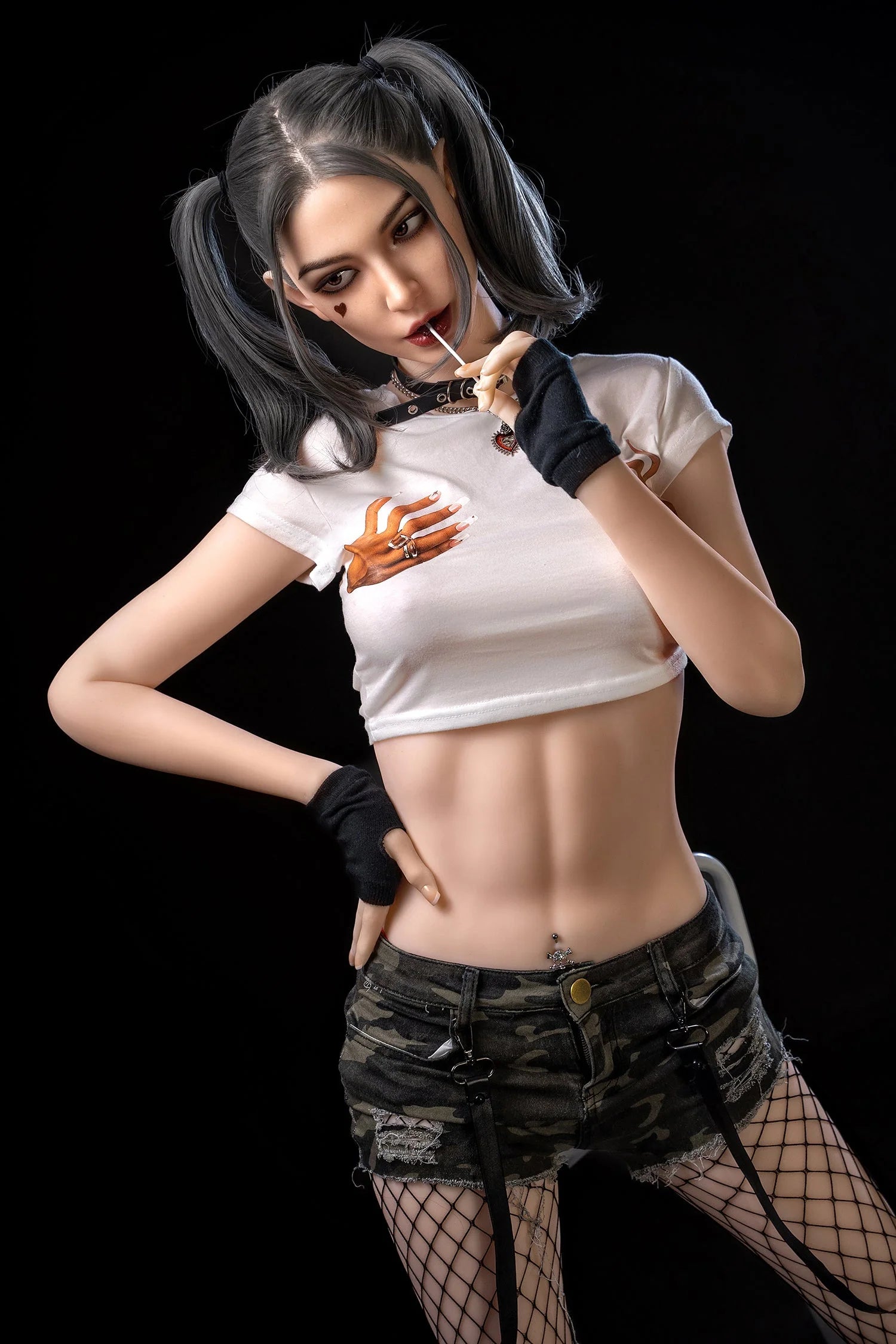173cm Harley Quinn Cosplay TPE Silicone Doll Lifelike Human Model Delia - Jooytoy