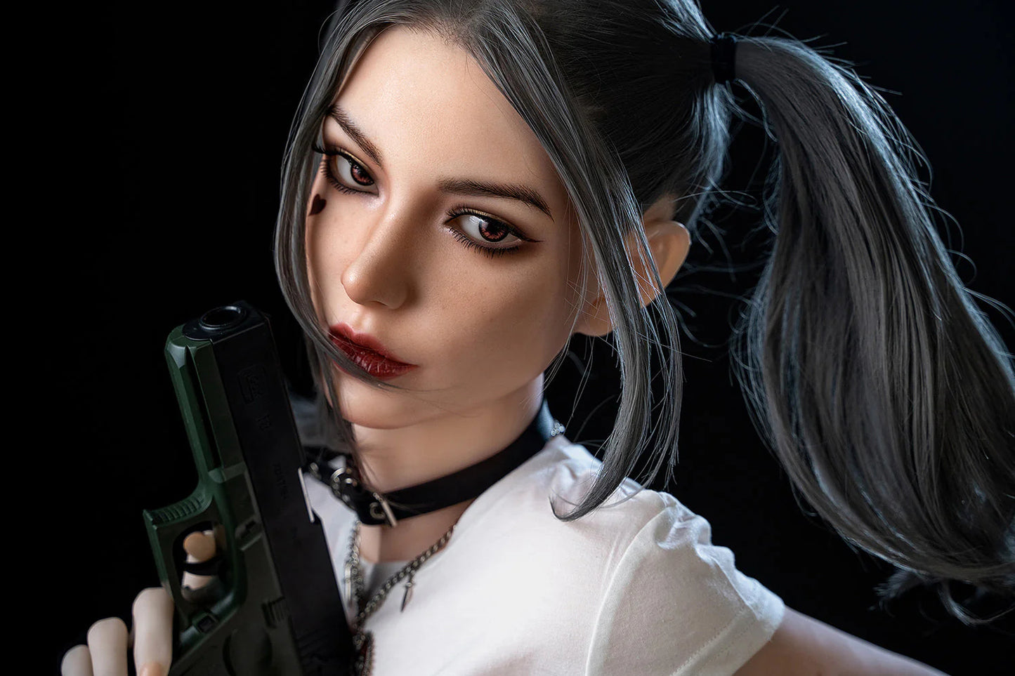 173cm Harley Quinn Cosplay TPE Silicone Doll Lifelike Human Model Delia - Jooytoy