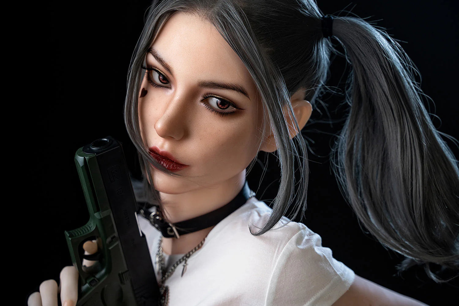 173cm Harley Quinn Cosplay TPE Silicone Doll Lifelike Human Model Delia - Jooytoy