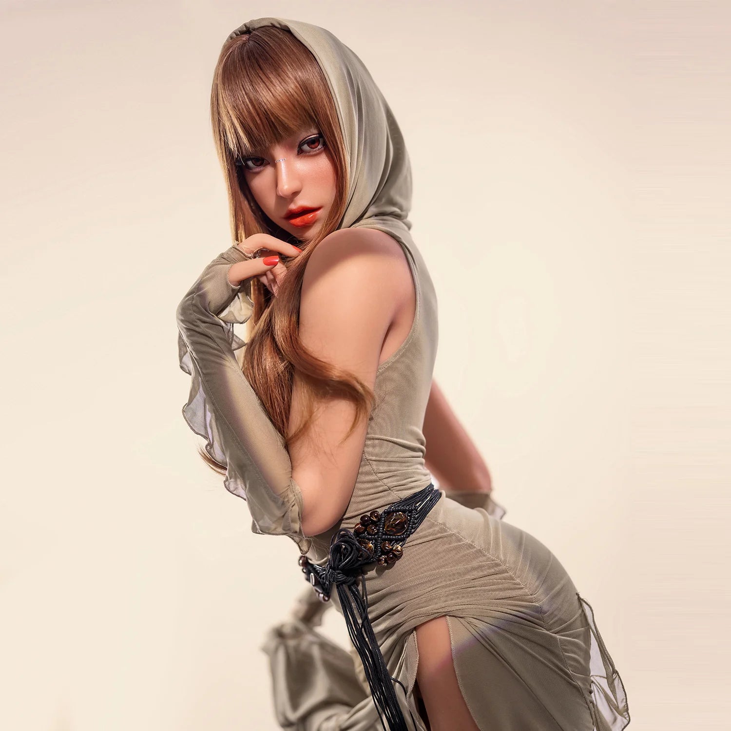 160cm Silicone Head Lifelike Doll Dune Wasteland Jedi Knight Cosplay Miya - Jooytoy