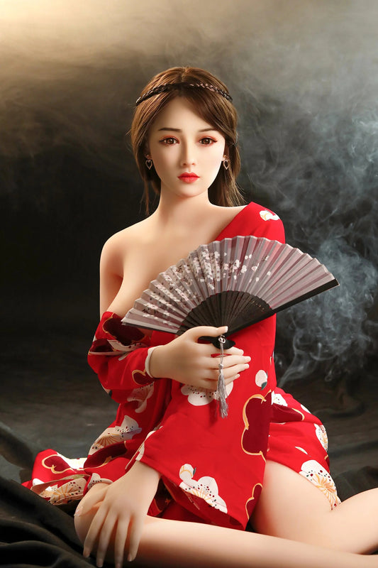 165cm Silicone Head Beautiful Asian Cosplay Sex Doll Amida