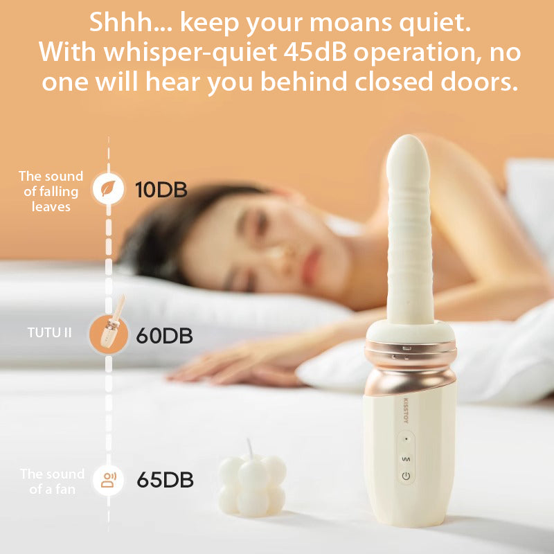 App Controlled Vibrator for Women Automatic Thrusting Dildo with Interactive Features - Jooytoy