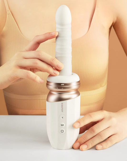 App Controlled Vibrator for Women Automatic Thrusting Dildo with Interactive Features - Jooytoy