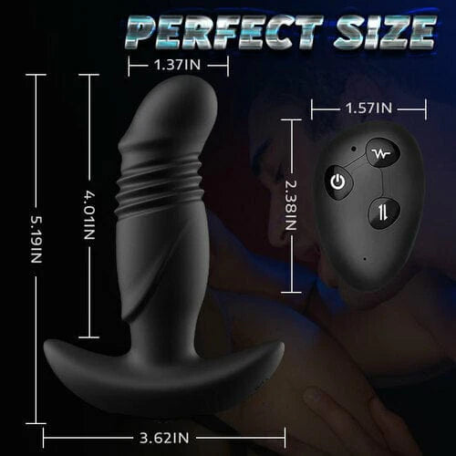 LUKA Telescopic Vibrating Anal Massager for Men and Women | Adult Sex Toy - Jooytoy