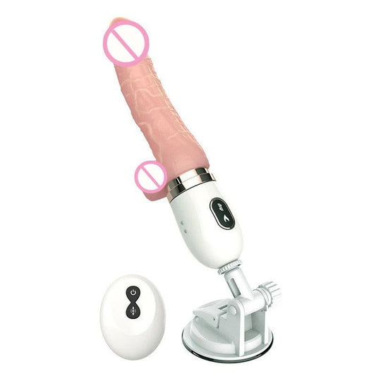 Automatic Thrusting Heating Female Masturbator with Realistic Dildo | Electric Sex Toy - Jooytoy
