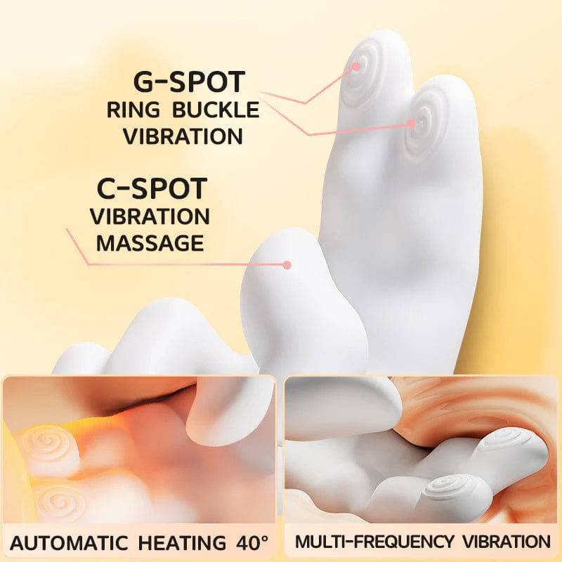 Golden Hand G-Spot Vibrator with Heating & Clitoral Stimulator | Women’s Sex Toy - Jooytoy