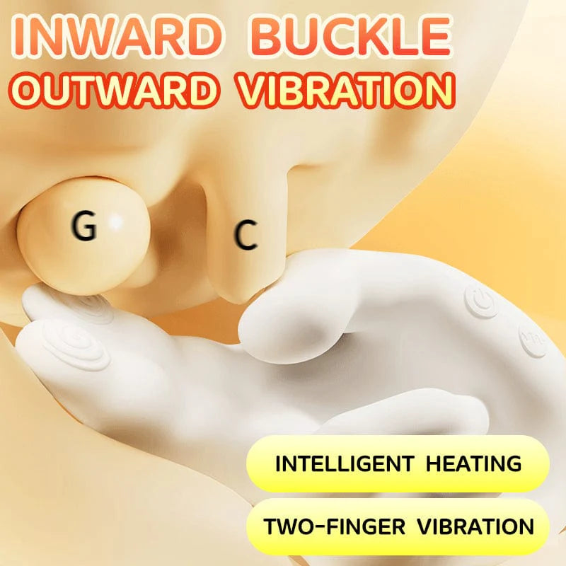 Golden Hand G-Spot Vibrator with Heating & Clitoral Stimulator | Women’s Sex Toy - Jooytoy