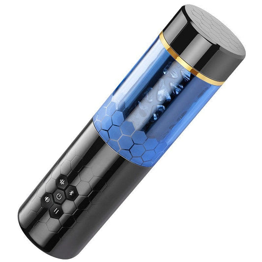 Samurai 3.0 – 10 Thrusting Spinning Telescopic & Rotating Masturbation Cup for Men | Automatic Male Sex Toy - Jooytoy