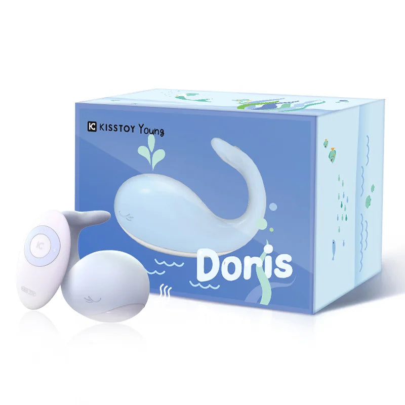 Young Doris Whale Cute Wireless Remote Control Vibrating Egg for Women - Jooytoy
