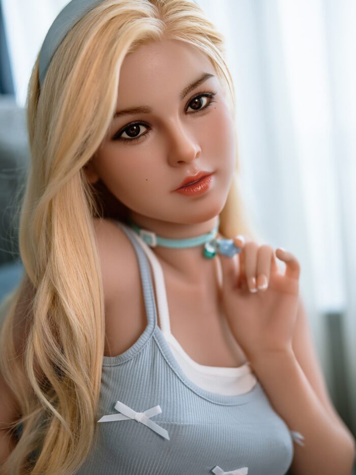 148cm Blonde Silicone Doll | Standing, Oral Head - Image 2