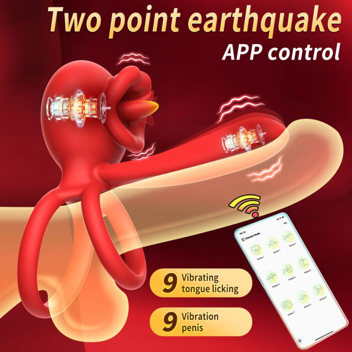 Dragon Tongue 2-in-1 Cock Ring - Image 9