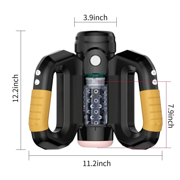 Game Cup Telescopic Vibrating Heating Masturbator - Image 3